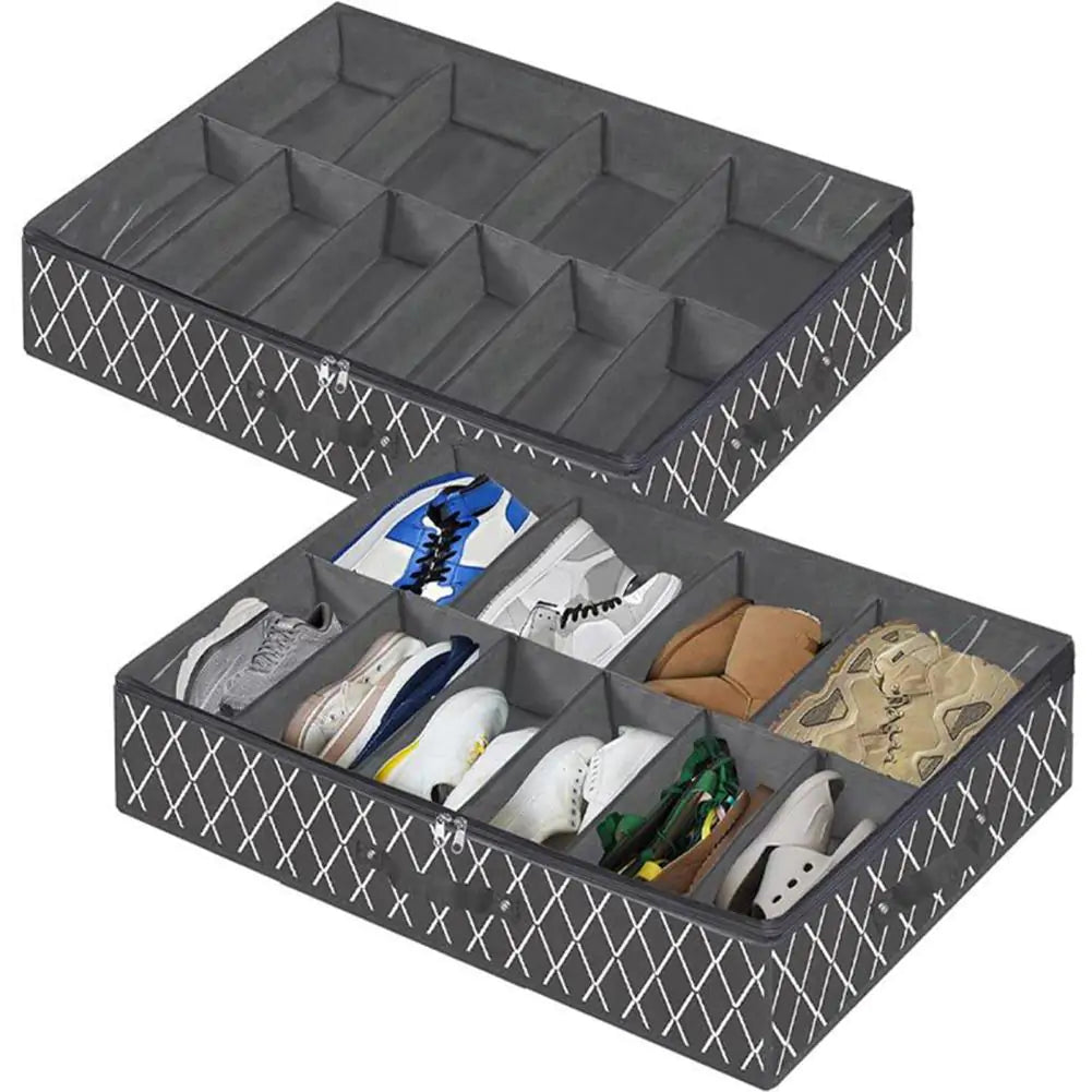 10 Grids Shoe Organizer - Durable, Space-Saving Solution for Clutter-Free Homes