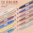 12 Colors Eyeshadow Pencil Set - Vibrant and Long-Lasting